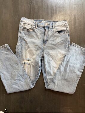 Sneak Peek Light Wash Distressed Skinny Jeans 7/28